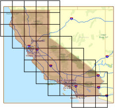 Illustration of tile creation based on feature boundaries